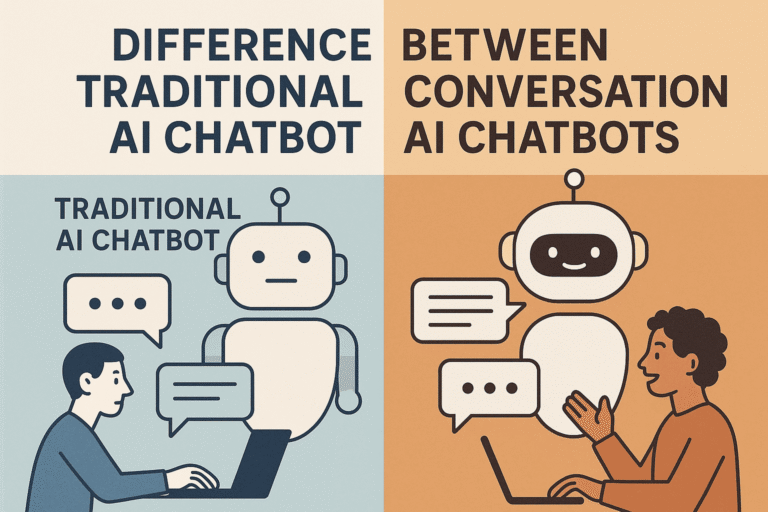 Difference between Traditional and Conversational AI Chatbots